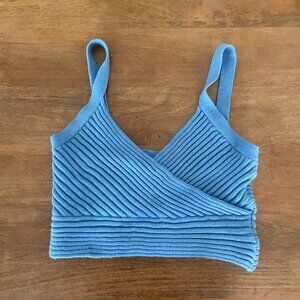 Princess Polly Blue Crop Top